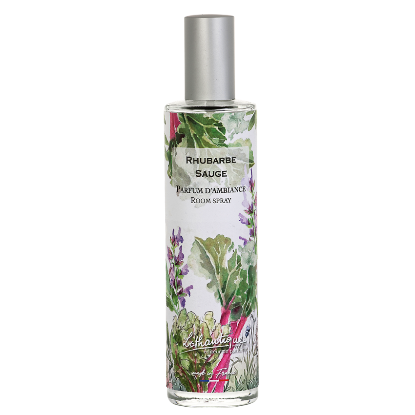 Parfum d'ambiance RHUBARBE SAUGE, Jardin d'aquarelles, Lothantique
