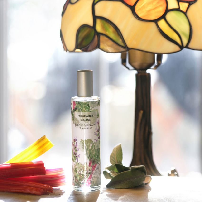Parfum d'ambiance RHUBARBE SAUGE, Jardin d'aquarelles, Lothantique
