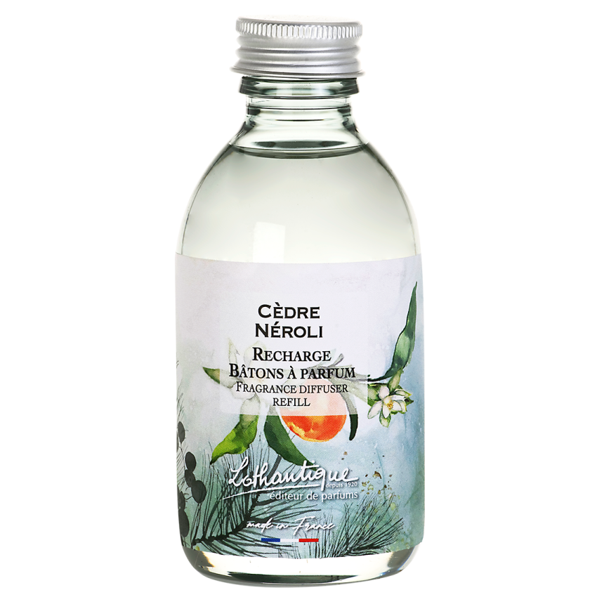 Recharge bâtons CEDRE NEROLI Jardin d’aquarelles Lothantique