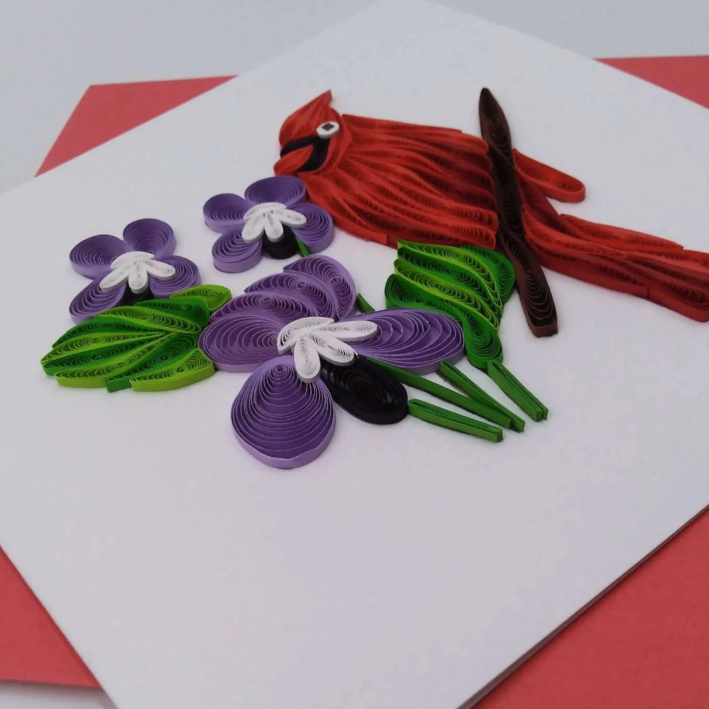 Les Petits Pétales "N°16A" Oiseaux