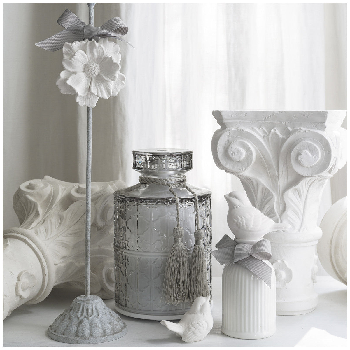 Spike display stand for grey scented decor, Large model