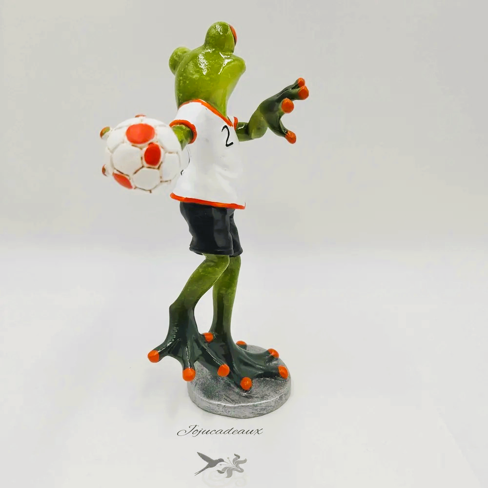 Grenouille Handballeur en résine 17CM
