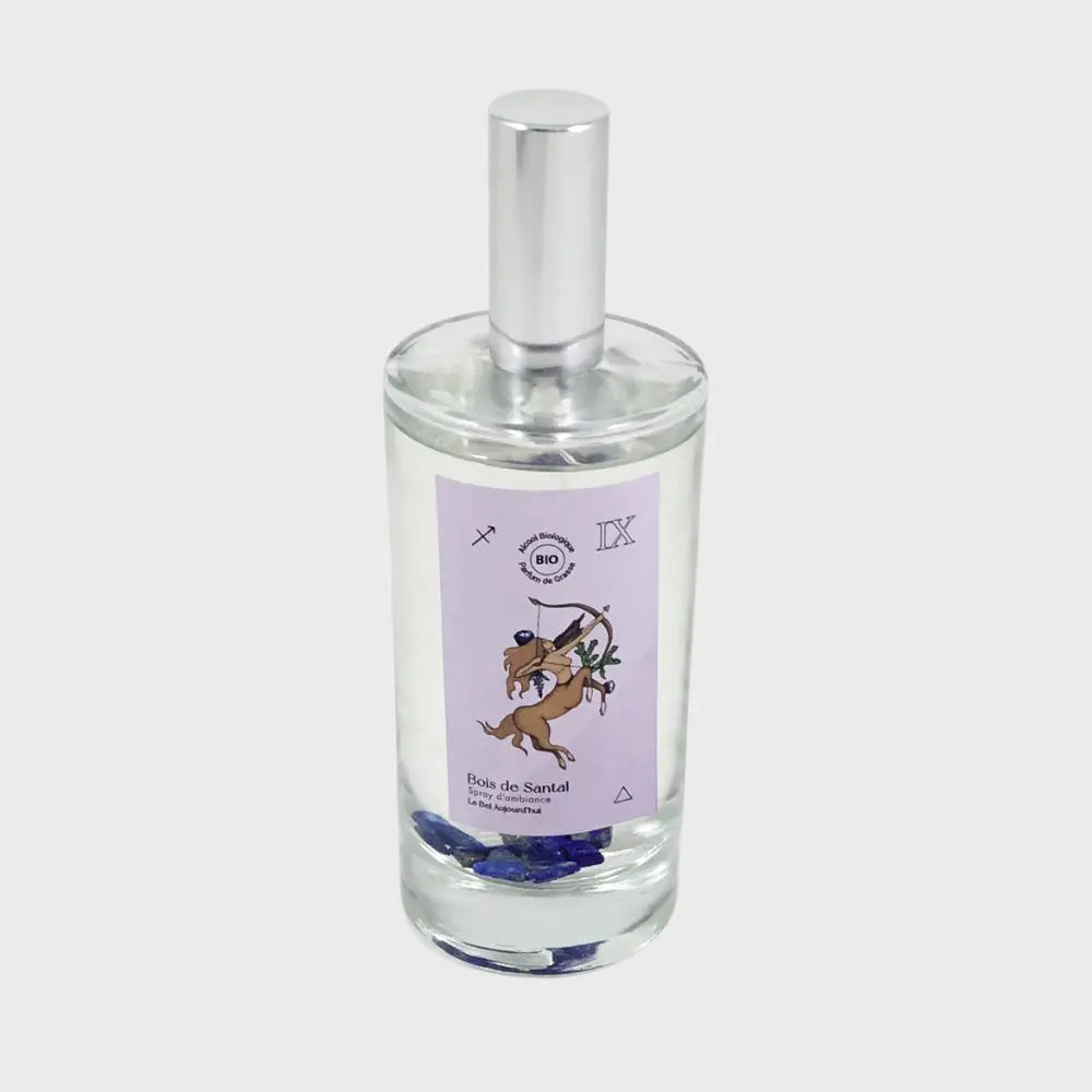 Sagittaire, Spray d’Ambiance et Pierres Lapis-Lazuli, Bois de Santal