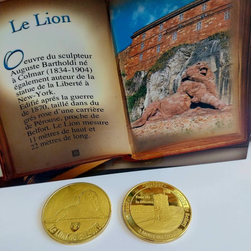 Pièce souvenir de la ville de Belfort "600 exemplaires"