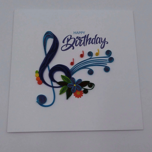 Carte, Les Petits Pétales "N°14C Happy Birthday