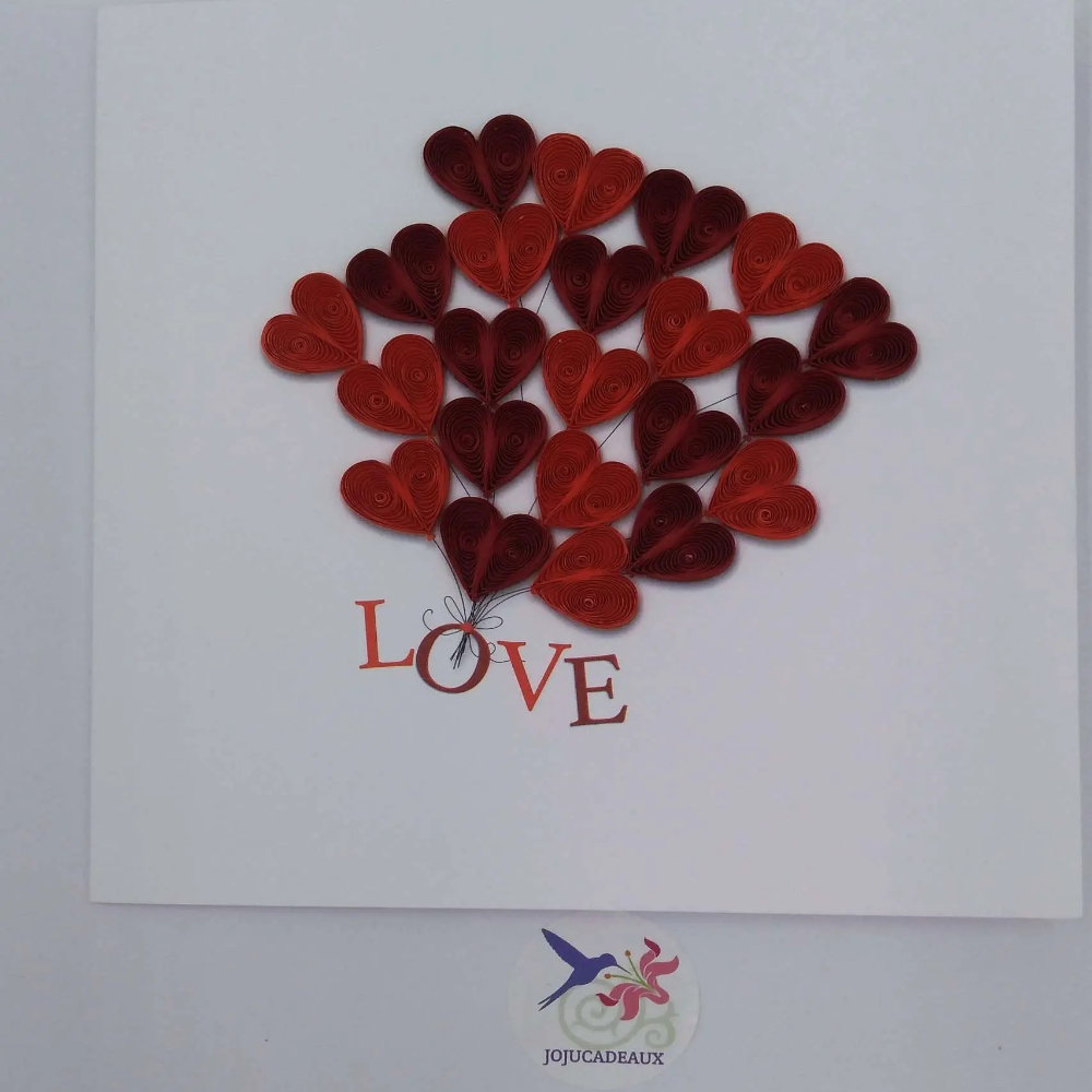 Carte, Les Petits Pétales "N°25C Love