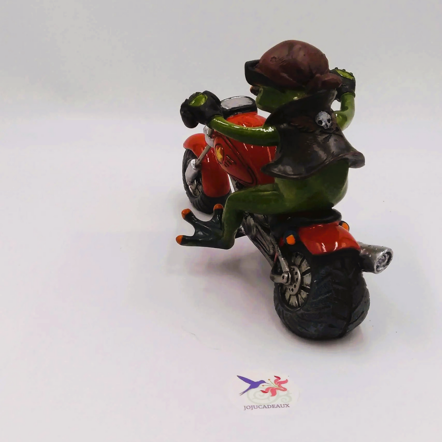 Grenouille Biker résine 21 CM