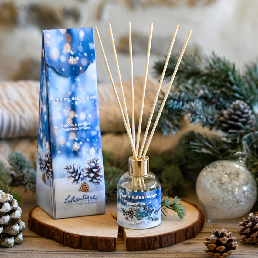 Bâtons à parfum AMANDE & TONKA, Lothantique - Pomme des neiges