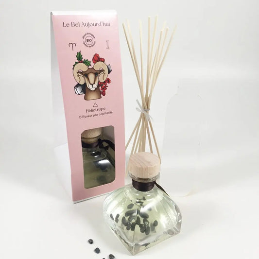 Bélier, Diffuseur 100 ml et Pierres Hématite, Héliotrope