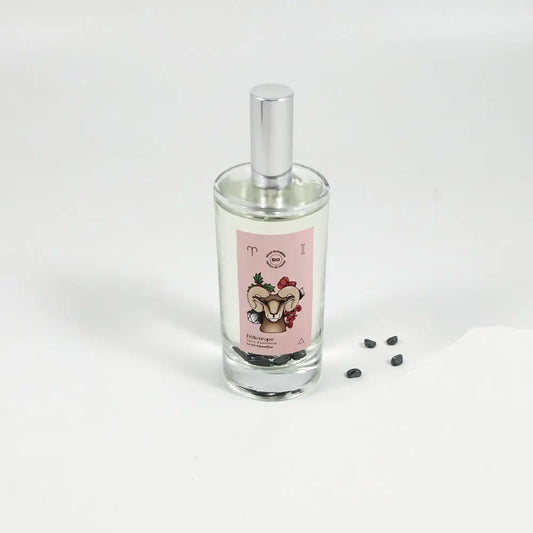 Bélier, Spray d’Ambiance et Pierres Hématite, Héliotrope