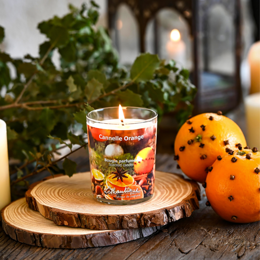 Bougie parfumée CANNELLE ORANGE Lothantique - Cannelle Orange