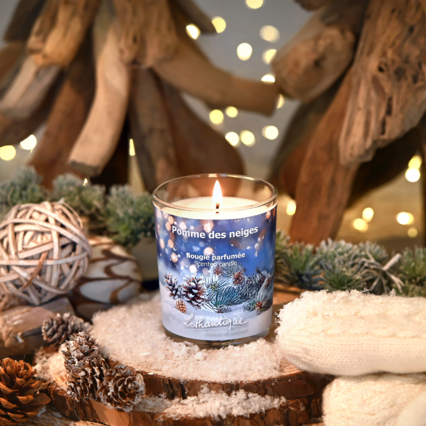 Bougie parfumée AMANDE & TONKA, Lothantique - Pomme des neiges