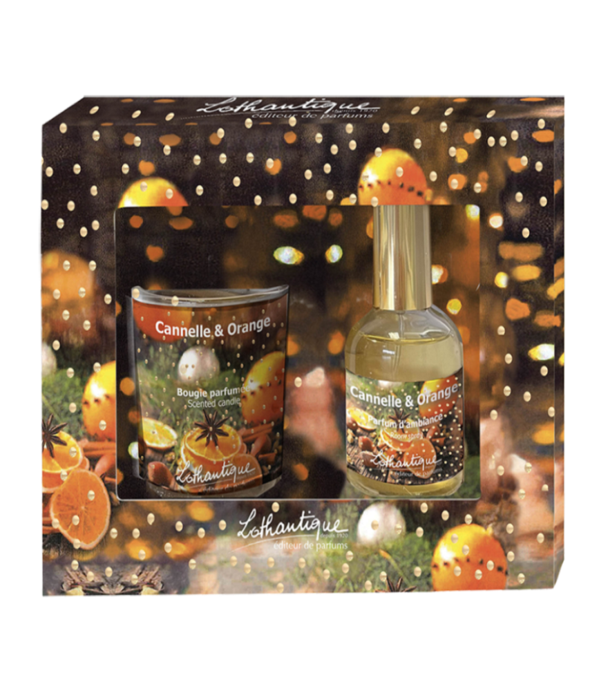 Coffret cadeau CANNELLE ORANGE Lothantique - Cannelle Orange