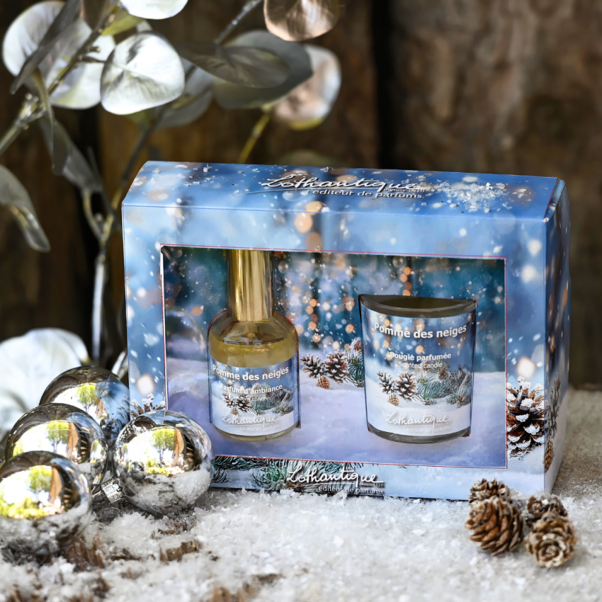 Coffret cadeau AMANDE ET TONKA Lothantique - Pomme des neiges