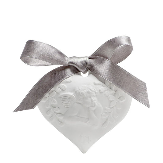 Décor parfumé Cœur Ange - Poudre de Riz