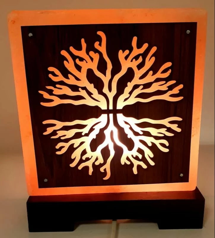 Lampe de Sel Double Arbre de Vie 5KG