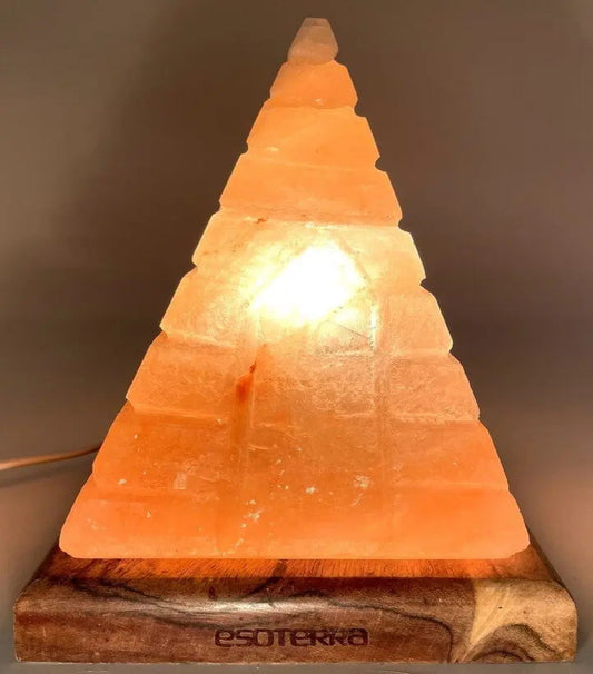 Lampe de Sel Pyramide striée 4KG