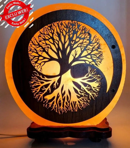 Lampe de Sel Arbre de Vie Yin-Yang 5KG