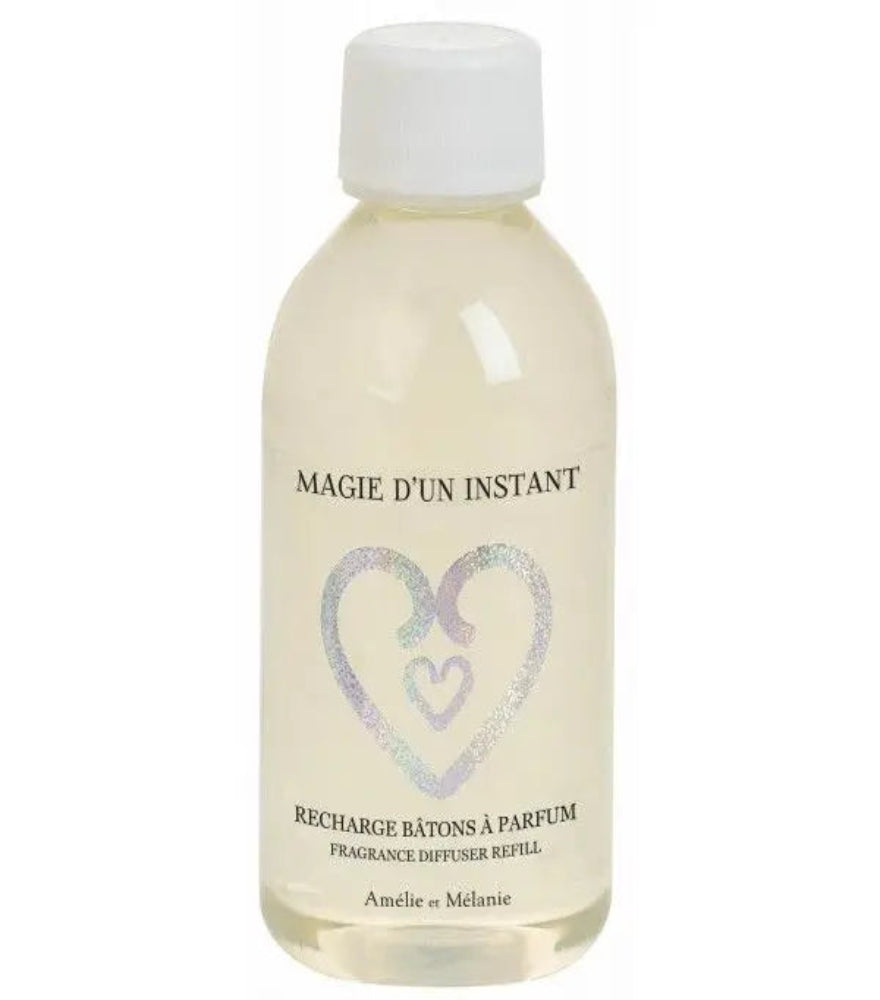 Recharge Parfum à bâtons 500ml Magie d'un Instant, Au Crépuscule, Amélie et Mélanie