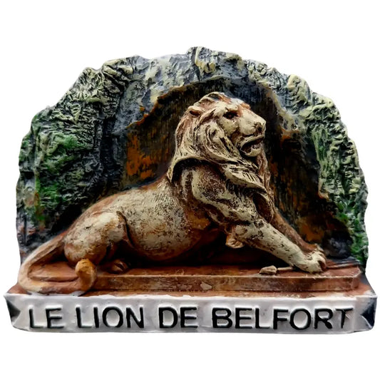 Magnet en relief Lion de Belfort