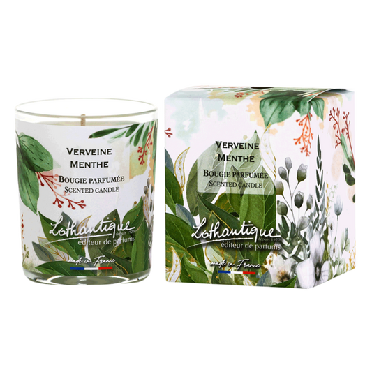Bougie VERVEINE MENTHE, Jardin d'aquarelles, Lothantique