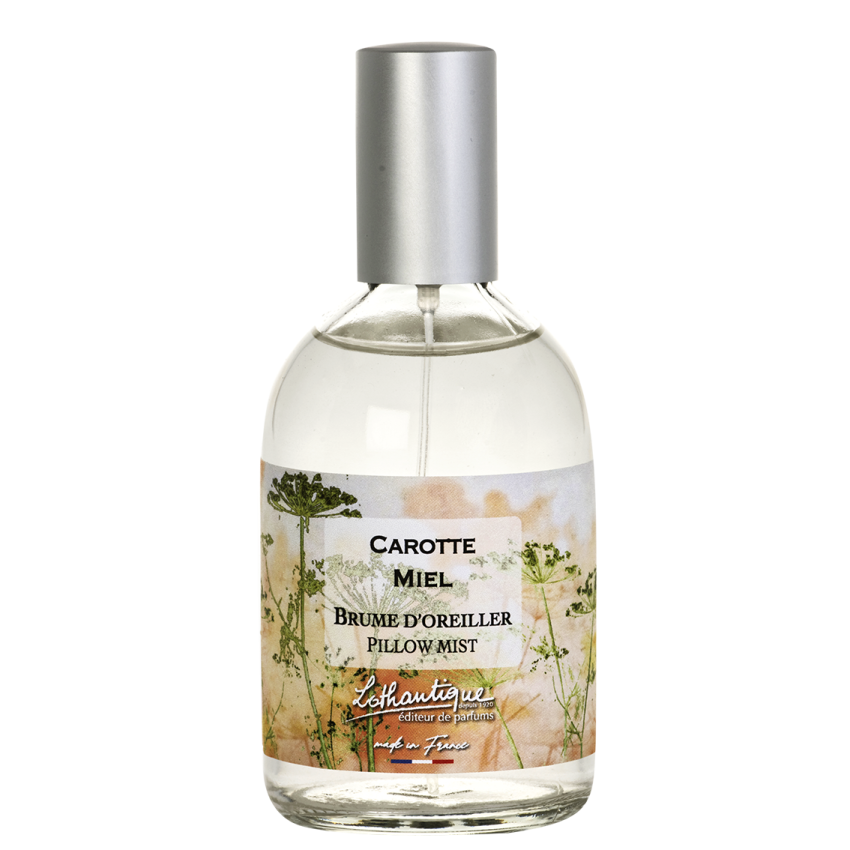 Brume d'oreiller CAROTTE MIEL, Jardin d'aquarelles, Lothantique.