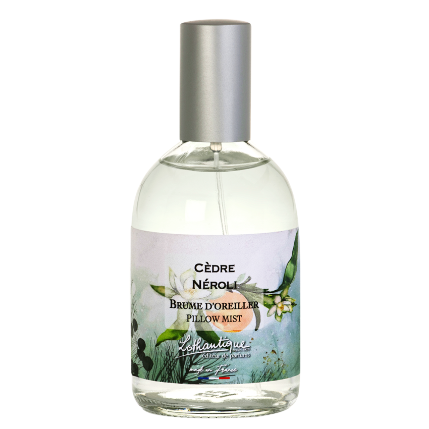 Brume d'oreiller CEDRE NEROLI, Jardin d'aquarelles, Lothantique.