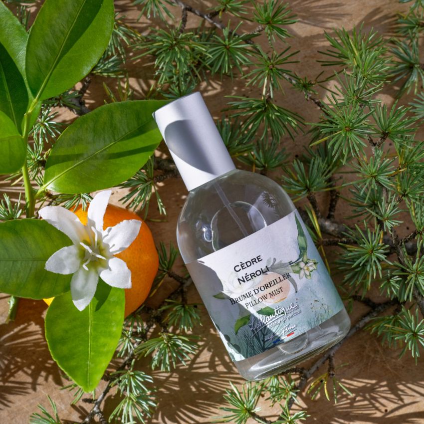 Brume d'oreiller CEDRE NEROLI, Jardin d'aquarelles, Lothantique.