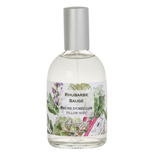 Brume d'oreiller RHUBARBE SAUGE, Jardin d'aquarelles, Lothantique.