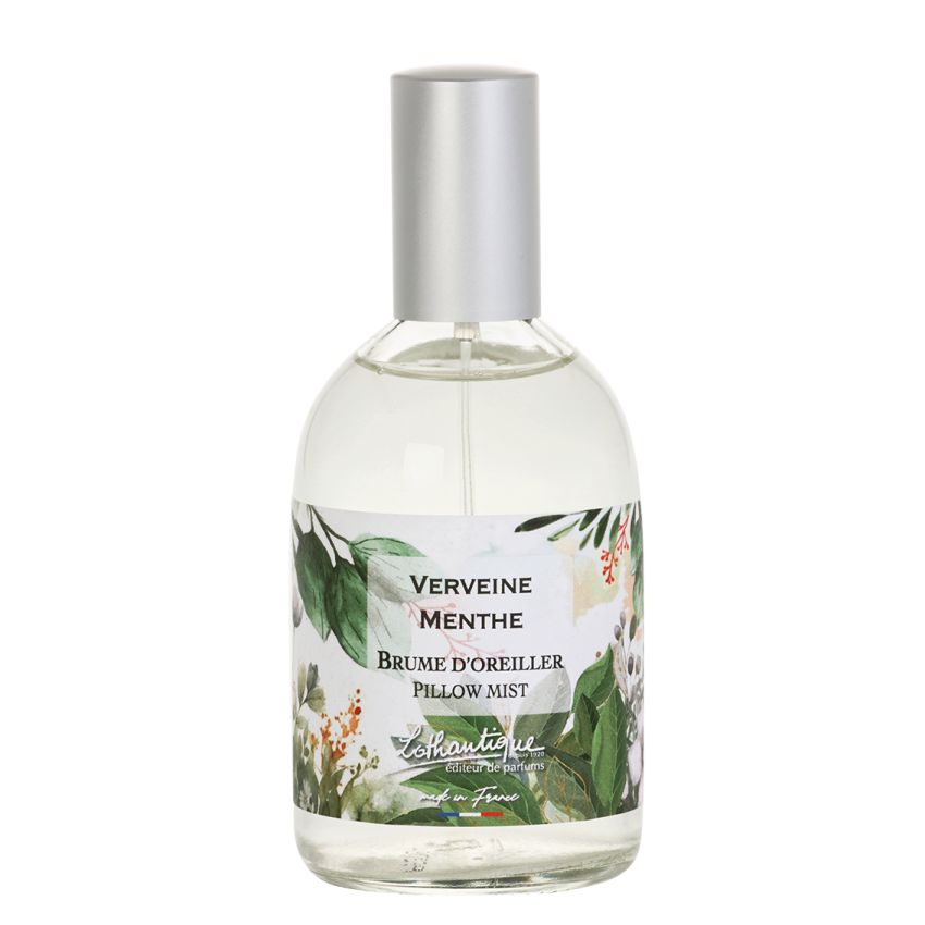 Brume d'oreiller VERVEINE MENTHE, Jardin d'aquarelles, Lothantique.