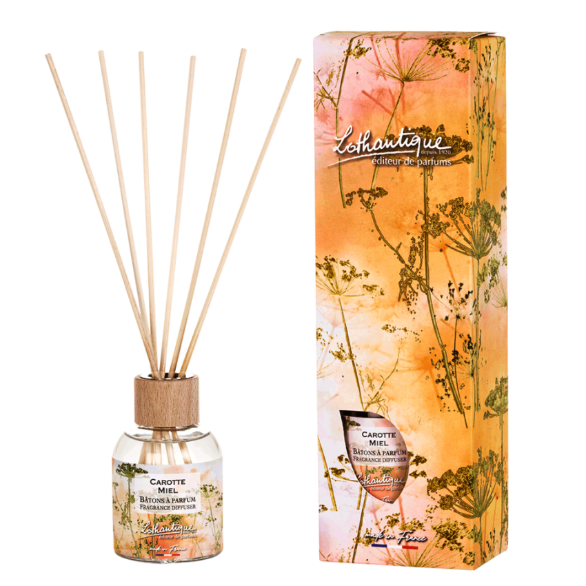 Bâtons à parfum CAROTTE MIEL, Jardin d'aquarelles, Lothantique.