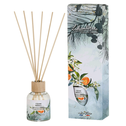 Bâtons à parfum CEDRE NEROLI, Jardin d'aquarelles, Lothantique.