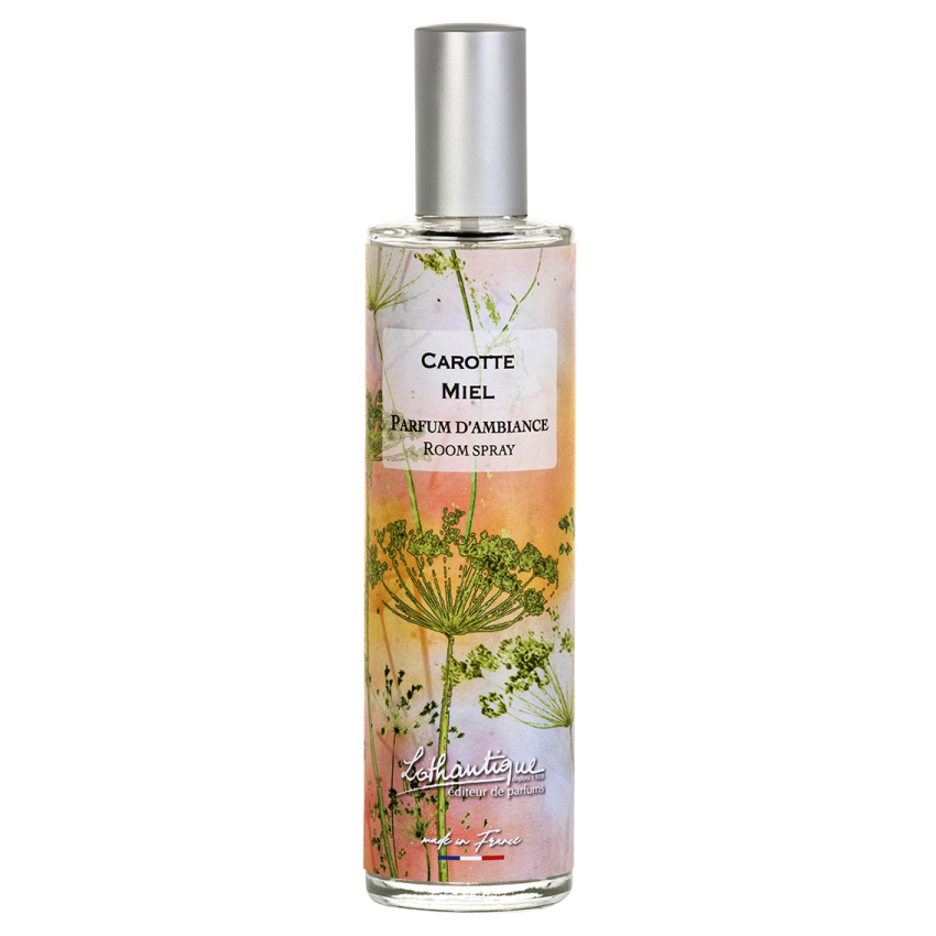 Parfum d'ambiance CAROTTE MIEL, Jardin d'aquarelles, Lothantique.