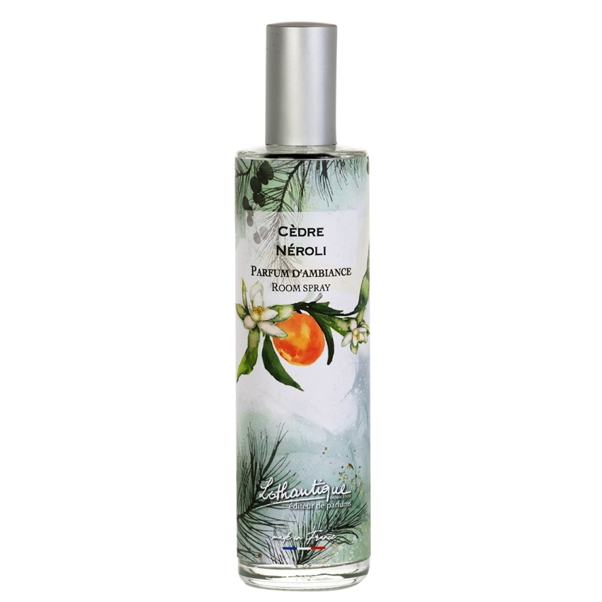 Parfum d'ambiance CEDRE NEROLI - Jardin d'aquarelles - Lothantique