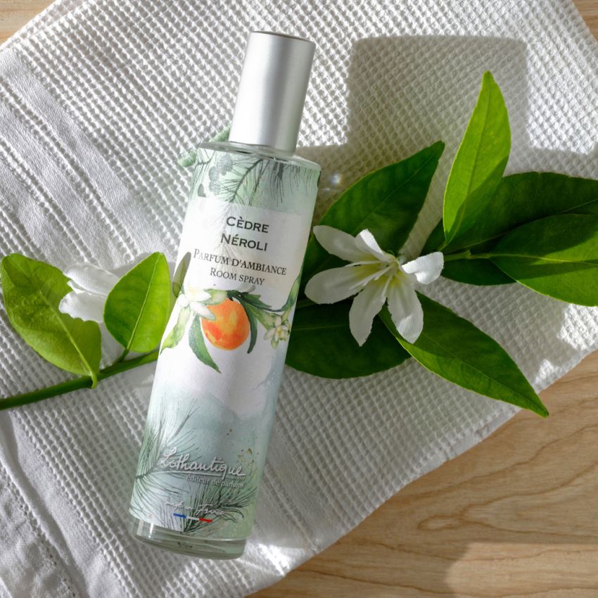 Parfum d'ambiance CEDRE NEROLI - Jardin d'aquarelles - Lothantique