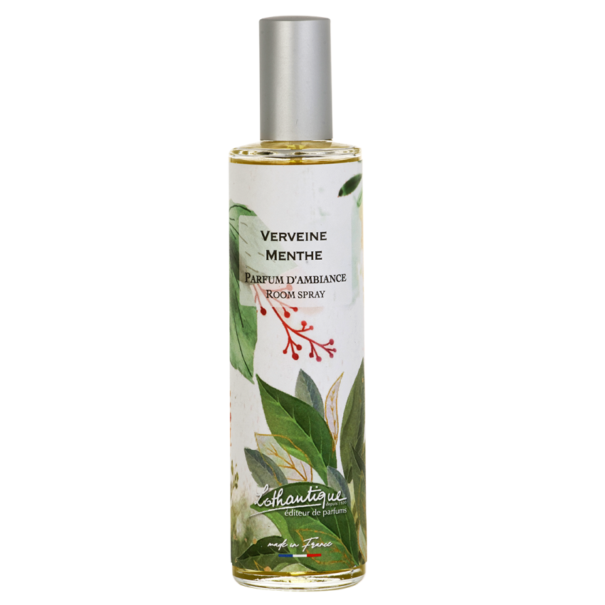 Parfum d'ambiance VERVEINE MENTHE, Jardin d'aquarelles, Lothantique.