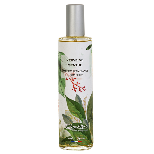 Parfum d'ambiance VERVEINE MENTHE, Jardin d'aquarelles, Lothantique.