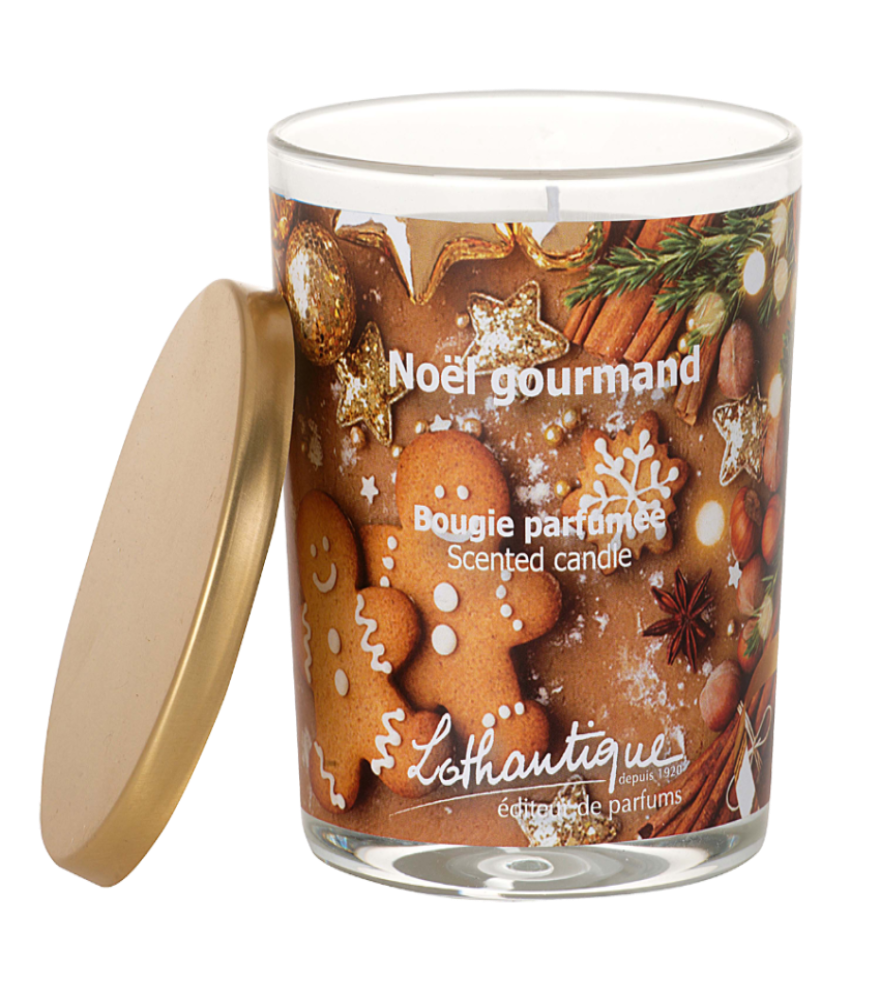 Bougie parfumée BISCUIT ET VANILLE Lothantique - Noël gourmand