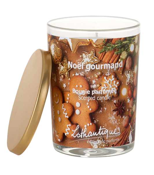 Bougie parfumée BISCUIT ET VANILLE Lothantique - Noël gourmand