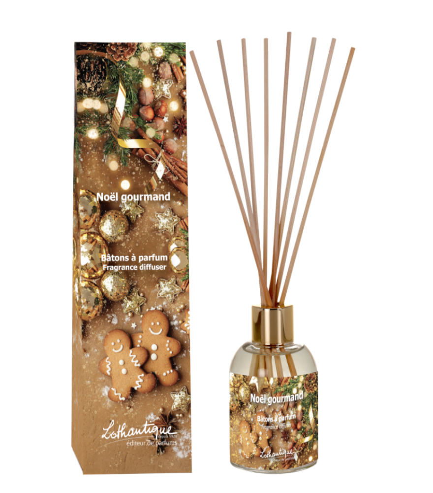 Bâtons à parfum BISCUIT ET VANILLE Lothantique - Noël gourmand
