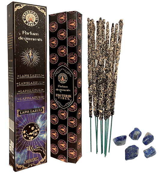 Encens Fragrances & Sens Parfum de Gemmes Lapis Lazuli 9 batônnets 20g