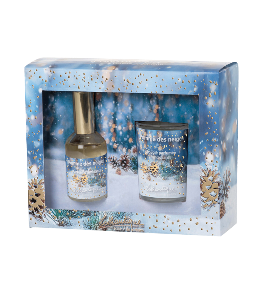 Coffret cadeau AMANDE ET TONKA Lothantique - Pomme des neiges