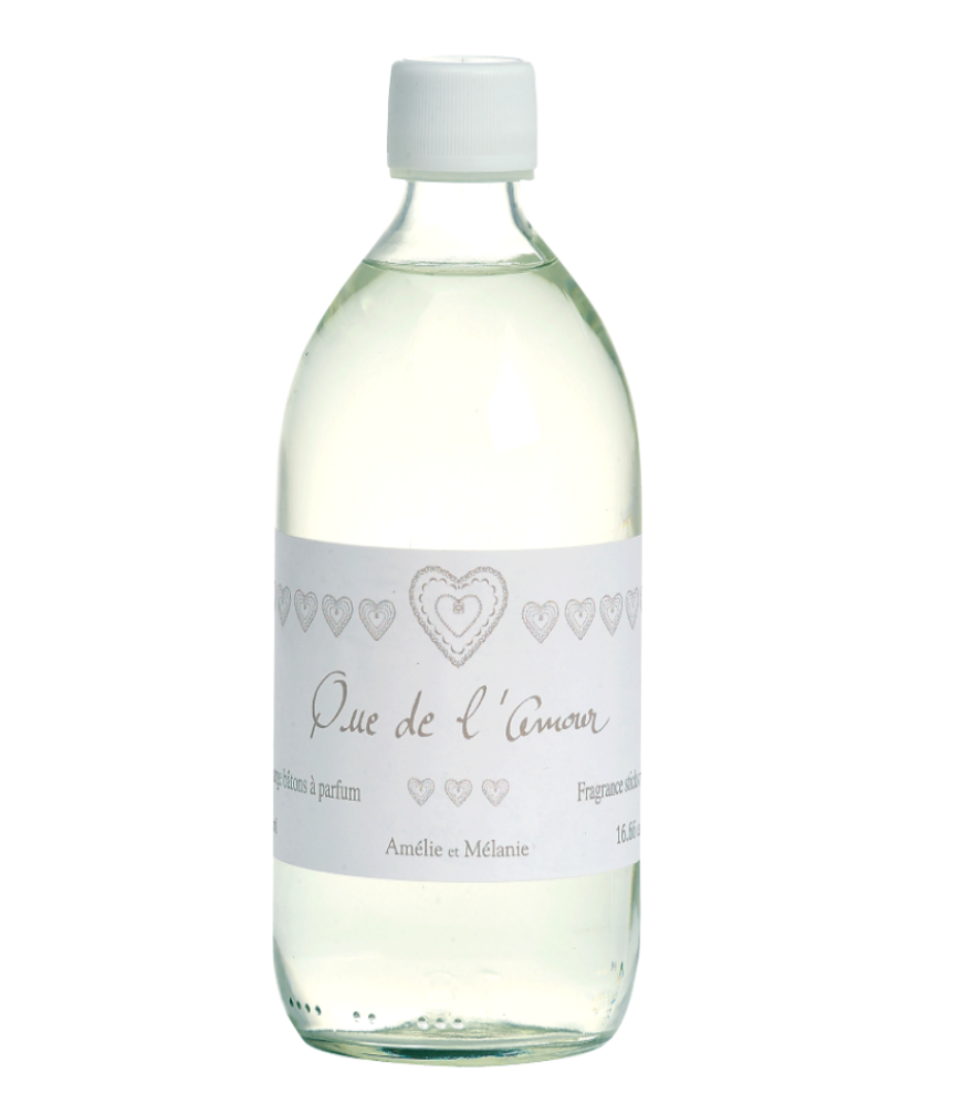 Recharge Parfum à bâtons 500ml Que de l'Amour, Amélie et Mélanie