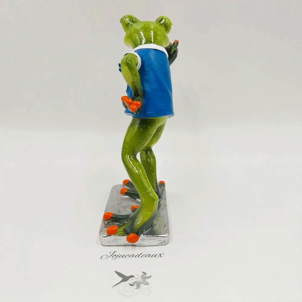 Grenouille joueur de Fléchettes en résine 15CM "M2"
