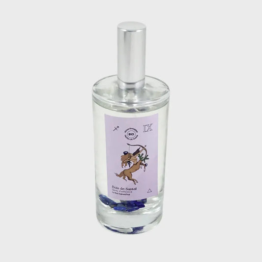Sagittaire, Spray d’Ambiance et Pierres Lapis-Lazuli, Bois de Santal